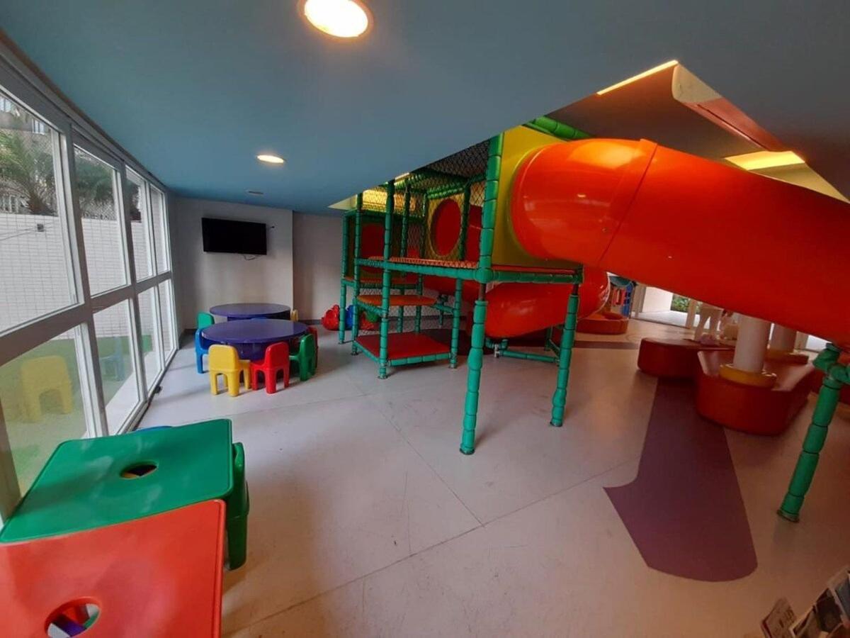 Lazer Completo Com Piscina E Sauna No Gonzaga Santos  Exterior photo
