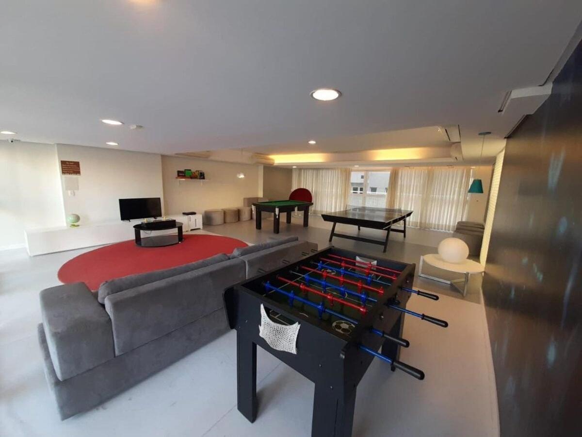 Lazer Completo Com Piscina E Sauna No Gonzaga Santos  Exterior photo