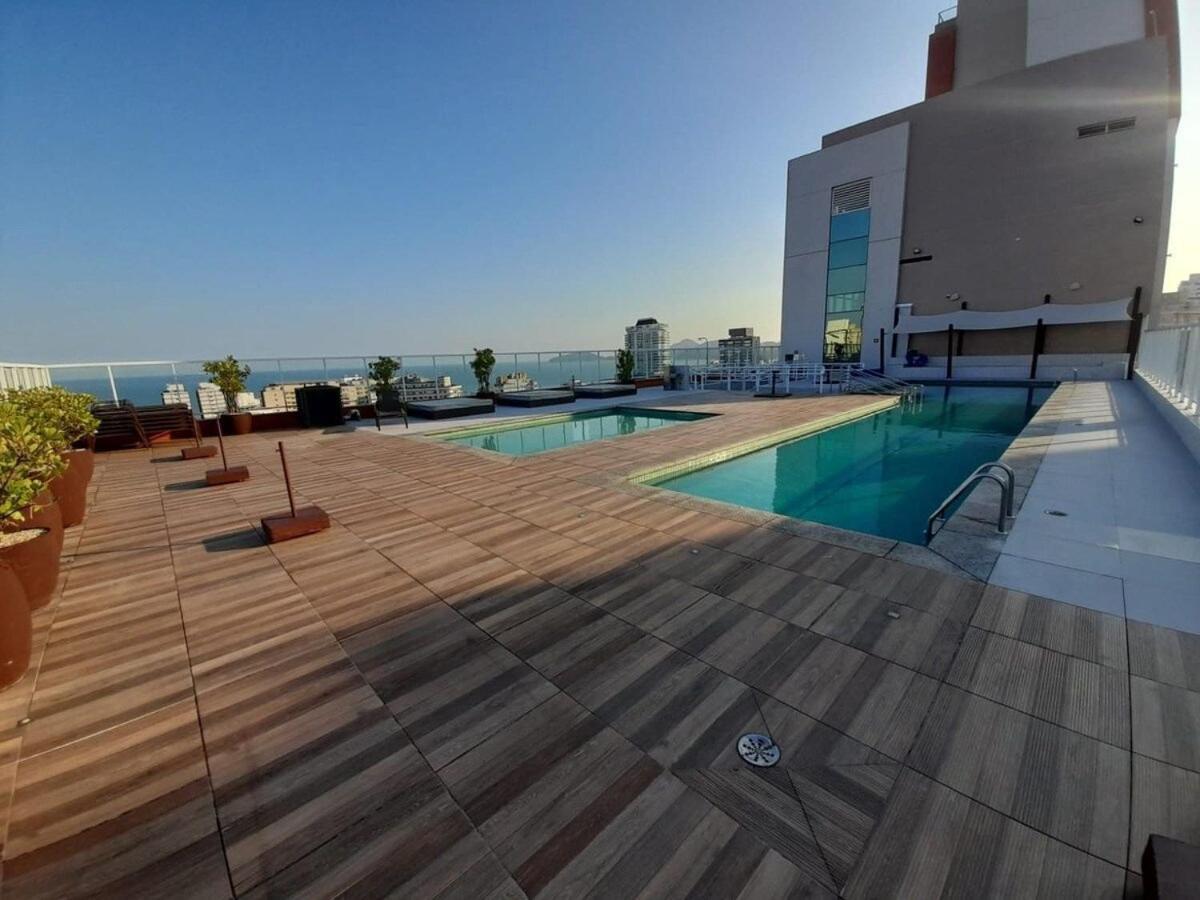 Lazer Completo Com Piscina E Sauna No Gonzaga Santos  Exterior photo