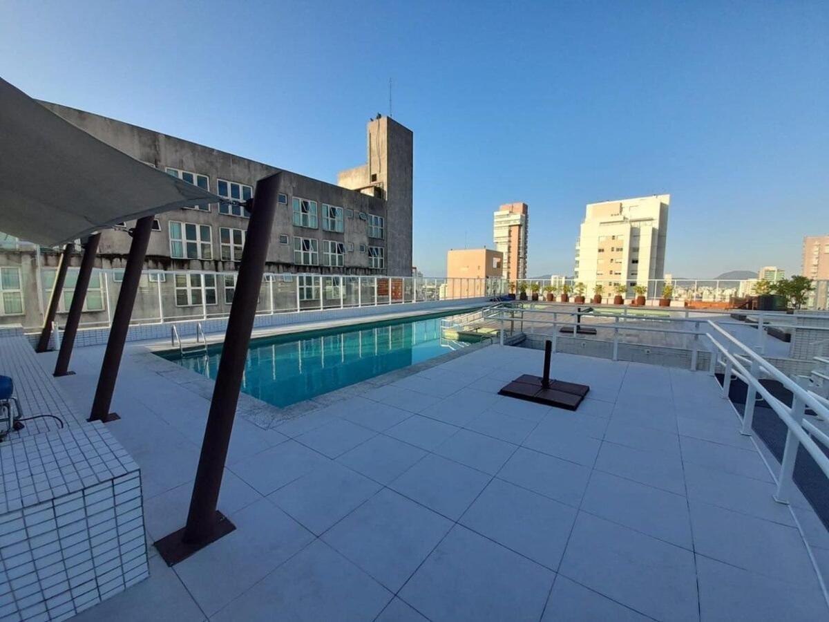 Lazer Completo Com Piscina E Sauna No Gonzaga Santos  Exterior photo